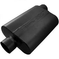 40 Series Delta Flow Chambered Muffler 40 Delta Flow® - 3.00 Center In / 3.00 Offset Out - Aggressive Sound