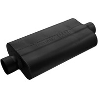 50 Series Delta Flow Chambered Muffler 50 Delta Flow® - 3.00 Center In / 3.00 Center Out - Moderate Sound