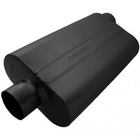 50 Series Delta Flow Chambered Muffler 50 Delta Flow® - 3.00 Center In / 3.00 Offset Out - Moderate Sound