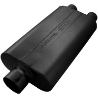 50 Series Delta Flow Chambered Muffler 50 Delta Flow® - 3.00 Center In / 2.25 Dual Out - Moderate Sound