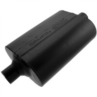 60 Series Delta Flow Chambered Muffler 60 Delta Flow® - 2.25 Center In / 2.25 Center Out - Moderate Sound