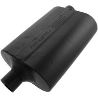 60 Series Delta Flow Chambered Muffler 60 Delta Flow® - 2.25 Center In / 2.25 Offset Out - Moderate Sound