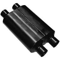 Super 40 Series Chambered Muffler Super 40 - 2.50 Dual In / 2.50 Dual Out - Aggressive Sound