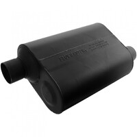 Super 40 Series Chambered Muffler Super 40 - 2.50 Offset In / 2.50 Offset Out - Aggressive Sound