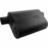 Super 40 Series Chambered Muffler Super 40 - 2.50 Offset In / 2.50 Same Side Out - Aggressive Sound