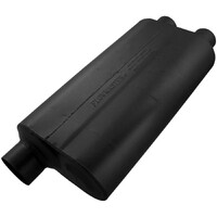 50 Series HD Chambered Muffler 50 H.D. - 3.00 Offset In / 2.50 Dual Out - Moderate Sound