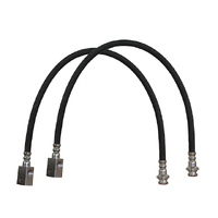 Brake Lines Rubber 2-3 Inch 50-75mm Front 2.8, 4.5 and 4.2lt with ABS Pair (Patrol GU)