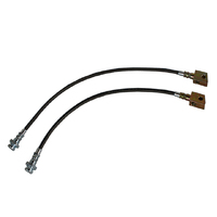 Brake Lines Braided 2-3 Inch 50-75mm Front 3lt with ABS Pair (Patrol GU)