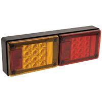 Jumbo Led Double Combo Lamp 12/24V Stop/Tail/Indicator 2M