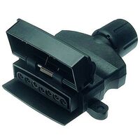 Trailer Socket 7 Pin Flat Plastic