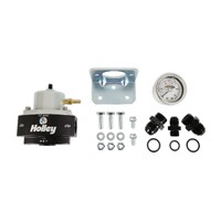 Billet Bypass Fuel Pressure Regulator Kit 15-60 Psi - Fittings and Gauge Included