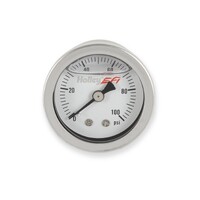 Pressure Gauge Oil-Filled - 0-100 PSI - 1/8" NPT Male Thread