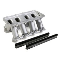 Hi-Ram Lower Manifold - GM LS1/LS2/LS6 LS1/LS2/LS6 Cathedral Port EFI Base Only