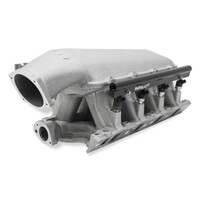 351W Ford Hi-Ram EFI Manifold Ford 351W 9.5" Deck Ford Hi-Ram Intake Manifold with 95mm LS Throttle Body Flange Top.