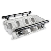 Base Manifold and Rail Kit for Lo-Ram - LS1/LS2/LS6 Satin Finish with Single Injector manifold and fuel rails