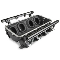 Base Manifold and Rail Kit for Lo-Ram - LS1/LS2/LS6 Black Finish with Single Injector manifold and fuel rails