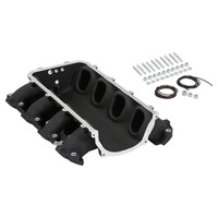 Ultra Lo-Ram Manifold Base - GM Gen V LT Front-Feed - OE Direct Injection Only - Black Finish