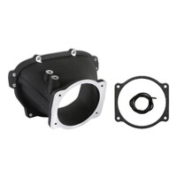 Ultra Lo-Ram 105MM Throttle Body Adapter- GM Gen V LT Front-Feed Mount - Black Finish