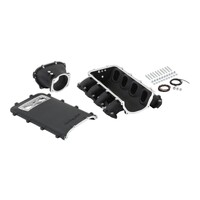 Ultra Lo-Ram Manifold Kit- GM Gen V LT Front-Feed - OE Direct Injection Only - Black Finish