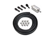 Fuel System Kit Fuel system consisting of; 20ft of 3/8" Vapor Guard Fuel Hose, Filter, necessary hardware for a return-less system installation