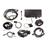 Terminator X Max - Ford MPFI Kit Universal MPFI Main Harness - 92-97 4R70W Transmission Control - Ford Spaced EV1 Injectors - 3.5 in. Touchscreen