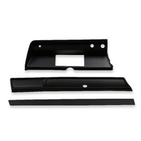 Dash Bezels for 6.86" PRO Dashes 1966 Chevrolet Chevelle - 6.86" Dash Panel - Black