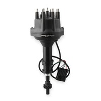 Dual Sync Ford 351W Distributor, Black Black - Plug and Play with