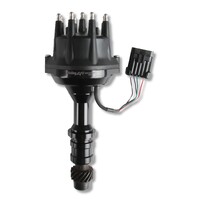 Dual Sync Oldsmobile Distributor, Black Black - Plug and Play with