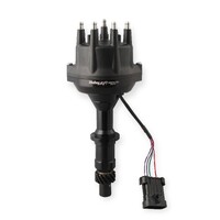 Dual Sync Pontiac Distributor, Black Black - Plug and Play with