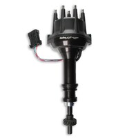 Dual Sync Ford 351C, 400M, 429-460 Distributor, Black Black - Plug and Play with