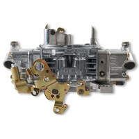 Supercharger Double Pumper Carburetor - Draw-Thru 750 CFM - 4150 - Mechanical Secondaries - Shiny - Gasoline