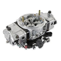 Supercharger XP Carburetor - Draw-Thru 600 CFM - 4150 - Mechanical Secondaries - Shiny - Gasoline