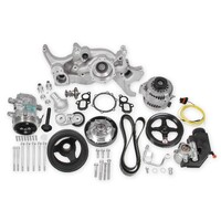 - Gen V LT Engines - Standard Damper - Natural Complete GM Gen V LT Accessory Drive System w/ Alt, P/S, A/C, Water Pump, Belts, and Crankshaft Damper