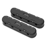 2-Piece Vintage Series Valve Cover - Gen III/IV LS - Satin Black Machined