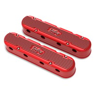 2-Piece Vintage Series Valve Cover - Gen III/IV LS - Gloss Red Machined