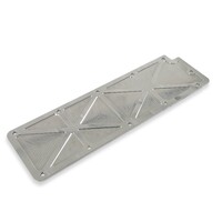 LS Valley Cover - Trussed GM LS2/LS3/LS7/LSX Trussed Valley Cover, Natural Billet