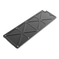 LS Valley Cover - Trussed GM LS2/LS3/LS7/LSX Trussed Valley Cover, Black Anodized Finish