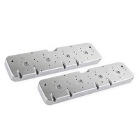 LS Valve Cover Adapter Plates Small Block Chevy to LS - Polished Finish