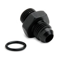 -6 AN Male to 9/16"-18 O-ring Port Black Anodized Construction. Available for Any Plumbing Situation And Many Custom Applications.