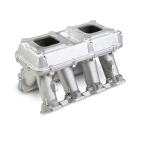 Hi-Ram Intake - GM LS3/L92 Carbureted Hi-Ram Intake, 2 x 4150 sideways and inline mounting