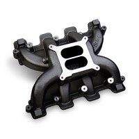 Dual Plane Carbureted Intake - GM LS3/L92 - Black