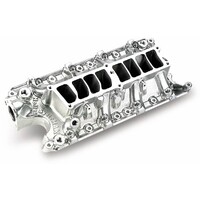 SysteMAX Lower Intake - Ford Small Block V8 EFI Intake Manifold 1986-1995 5.0L Lower Only Shiny Finish