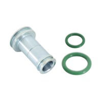 Oil Transfer Tube - Ford Godzilla 7.3L Fits Accessory Drive Kits with Oiling System - Pump to Pan Oil Transfer Tube