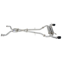 Gemini Cat Back Exhaust w/Black Signature series Tips (Skyline V36/Infiniti G37 V36 (Coupe) 07-15)