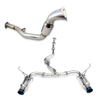 N1 Turbo Back Exhaust - Ti Tips (STi 2015+ Sedan)