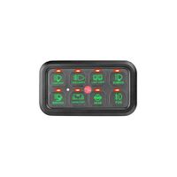 Smart 8 Switch Panel - Green Backlit Panel