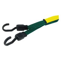 Fat Bungee 60cm Green 19mm Wide Non Scratch Hook