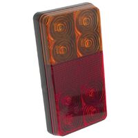 LED Stop/Tail/Indicator Lamp 12V with Reflex Reflector