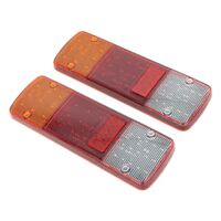 Pkt 2 12/24V LED Stop/Tail/Indicator/Reverse Combination Lamps