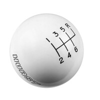 Shift Knob - 6-Speed - White C5 Corvette Shift Knob - 9/16-18 Threads